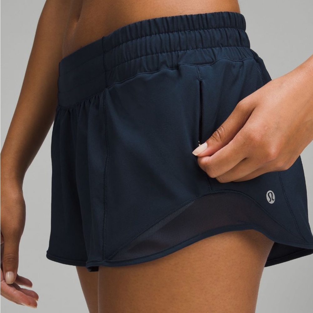 Navy lulu hotty hot shorts